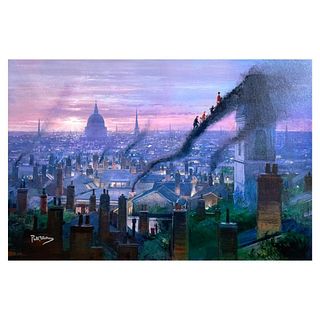 Peter Ellenshaw (1913-2007), "Smoke Staircase" Limited Japanese Edition on Canvas from Disney Fine Art, Numbered and Hand Signed with Letter of Authen