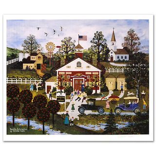 Jane Wooster Scott, "Vacation Anticipation" Hand Signed Limited Edition Lithograph with Letter of Authenticity.