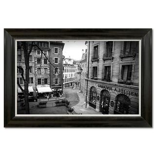 Misha Aronov, "Geneva" Framed Limited Edition Photograph on Canvas, Numbered and Hand Signed with Letter of Authenticity.
