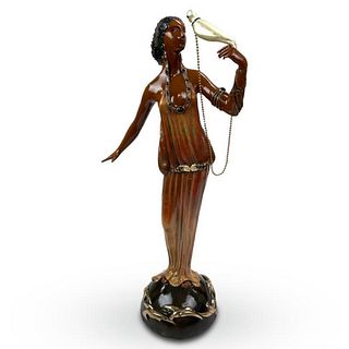 Erte (1892-1990), "Love Goddess" Limited Edition Bronze Sculpture, Dated 1988, Numbered 134/375 and Signed with Letter of Authenticity