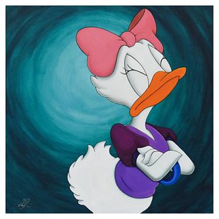 Stephen Reis, "The Lady Will Have None of That" Limited Edition on Canvas from Disney Fine Art, Numbered and Hand Signed by both Artists with Letter o