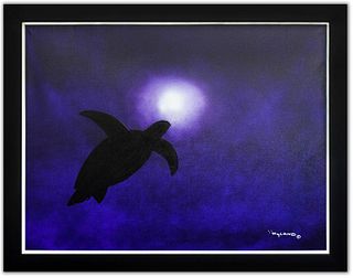 Wyland- Original Painting on Canvas "Deep Sea Swim"