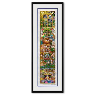 Charles Fazzino, "A Celebration of Spirit" Framed 3D Limited Edition Silk Screen, Numbered and Hand Signed with Certificate of Authenticity.