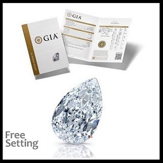 2.01 ct, E/VVS2, Pear cut GIA Graded Diamond. Appraised Value: $ 88,100 