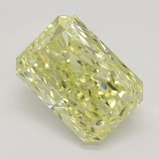 2.11 ct, Natural Fancy Yellow Even Color, IF, Radiant cut Diamond (GIA Graded), Appraised Value: $74,200 