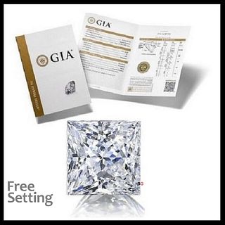 2.00 ct, E/VS1, Princess cut GIA Graded Diamond. Appraised Value: $ 81,000 