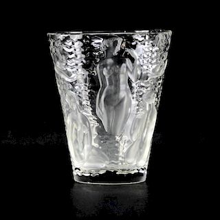 Lalique Crystal "Ondines" Vase