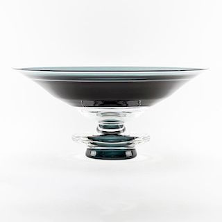 Brand & Greenberg Glass Centerpiece Bowl