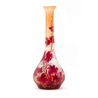Vintage Legras Cameo Glass Vase