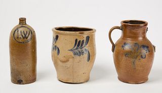 Three Stoneware Vessels
