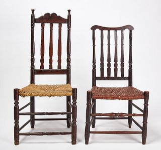 Two Bannister-Back Chairs