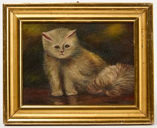 Primitive Portrait of a Kitten
