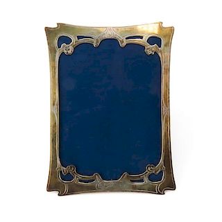 Art Nouveau Style Sterling Silver Picture Frame