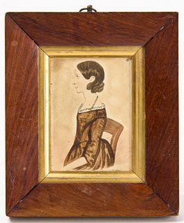 Miniature Profile of a Lady