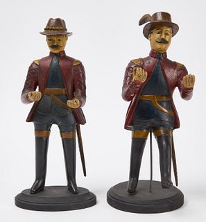 Two Carved Soldiers