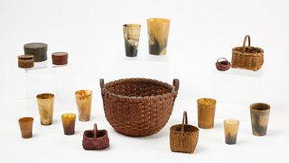 Baskets, Horn Cups, and Pantry Boxes