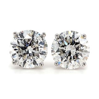 GIA Diamond Earrings (6.23 carats)