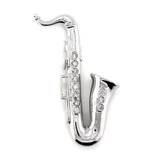 Saxophone Brooch-Pin