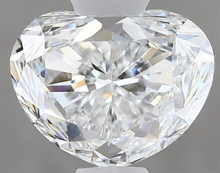 GIA 2.50 ct. Natural Loose Heart Diamond  D, VVS1, EX, EX, S