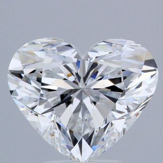 GIA 4.01 ct. Natural Loose Heart Diamond D, VVS1, EX, EX, MB
