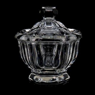 Baccarat Crystal Covered Missouri Jar in Original Box #732587