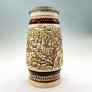 Avon Beer Stein and Lid, Old West 367208