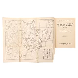 Bolton, Herbert Eugene. Spanish Exploration in the Southwest 1542 - 1706. New York: Charles Scribner's Sons, 1916. 3 mapas plegados.
