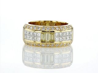 18kt Yellow Gold 0.63 ctw Diamond Ring
