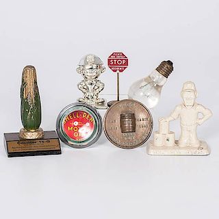 Oil and Chemical Advertising Paperweights 
