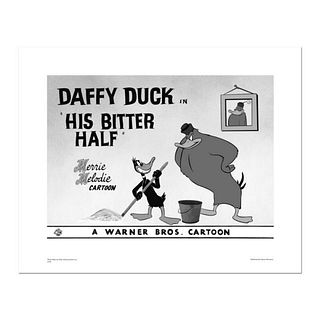 His Bitter Half, Daffy Duck Numbered Limited Edition Giclee from Warner Bros. with Certificate of Authenticity.