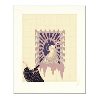 Erte (1892-1990), "La Serenade" Limited Edition Serigraph, Numbered and Hand Signed with Certificate of Authenticity.