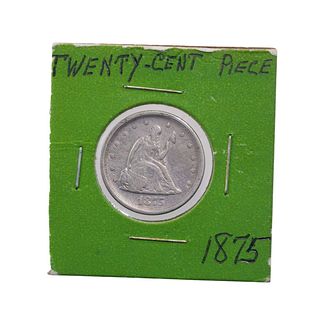 1875-S Twenty Cent Seated Liberty 