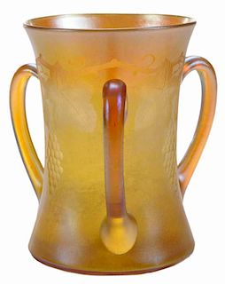 Tiffany Favrile Glass Loving Cup