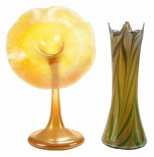 Two Kew Blas Art Glass Vases