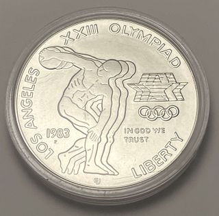 1983-P U.S. Olympic Commemorative Silver Dollar