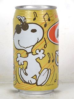 1994 A&W Root Beer "Snoopy Dancing" Peanuts 12oz Can