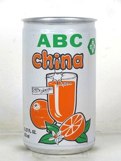 1978 ABC China Orange Soda 12oz Can Puerto Rico