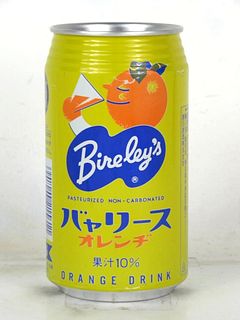 1990 Asahi Bireley's Orange Soda 350mL Can Japan