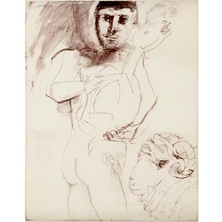 After Pablo Picasso, L'homme au Mouton, rare print