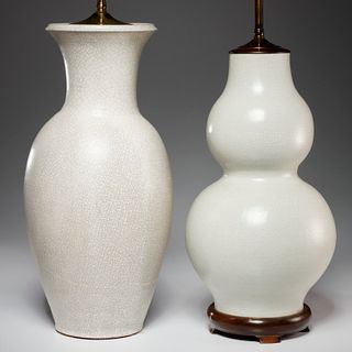 (2) Christopher Spitzmiller style table lamps