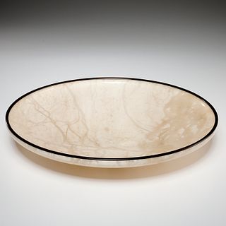 Max Krimmel, turned alabaster bowl