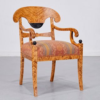 Swedish Biedermeier style armchair