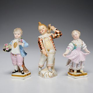 Antique Meissen & KPM porcelain figurines