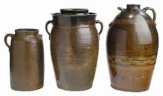 Three Pieces of Alabama Pottery