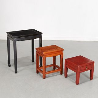 (3) Chinese style occasional tables