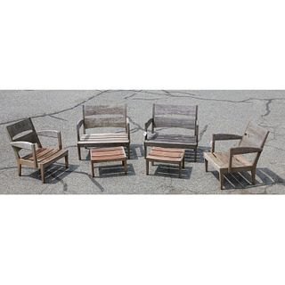 Sutherland teak outdoor seating group