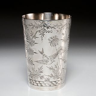 English Aesthetic Movement sterling cup