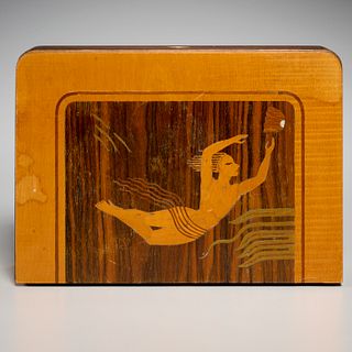 Scandinavian Art Deco inlaid box