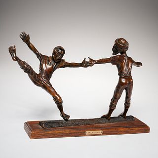 Paul Wegner, bronze figures, 1977