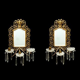 Pair of French Neoclassical Style Sconces